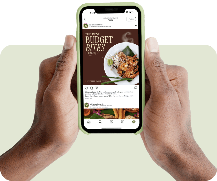 La Isla Manila Social Media Mockup